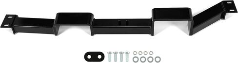 HECASA RCG-4L80 Transmission Crossmember Compatible with 1984-1988 GM G-Body Chevy Chevrolet Monte Carlo Double-Hump Crossmember Steel Powder Coated Black in Saudi Arabia