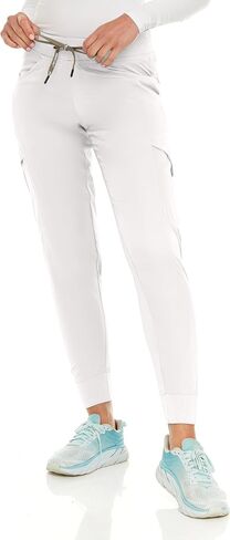 السراويل الفاشلة للبحرية الواسعة للسيدات (29 'inseam ، حجم 3x) ، 6 جيوب ، مضلعة ، 4 اتجاهات ، نموذج هانا in Saudi Arabia
