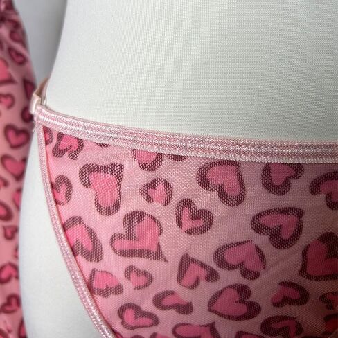 نساء من قطعتين الحب Loop Lingerie Lingeries Leopard Print Cheeky Bikini Sets Sexy Halter Ring Triangle String in Kuwait