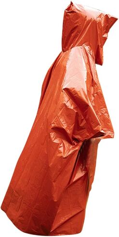 POPETPOP 1pc Handy Rain Poncho for Adults Compact Emergency Raincoat for Outdoor Camping Hiking Premium Pe Material Wind Resistant Design Warm and Stylish in Saudi Arabia