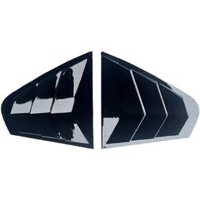 تغطية مصراع Window Window Window الخلفية المتوافقة مع Jetta Mk6 2012 2013 2014 2015 2015 2017 2018 Side Vense Stneds Trim Sticker (Gloss Black) in Saudi Arabia