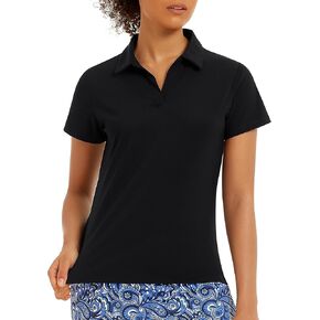Stelle Women's V Neck Golf Polo قمصان UPF 50+ قميص تنس قصير الأكمام in Kuwait