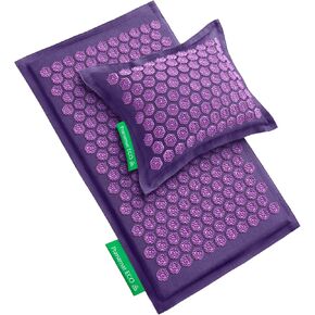 حصيرة ووسائد كبيرة للابر ، العلاج بالابر الممتاز لتخفيف الآلام والاسترخاء ، مصنوعة يدويًا في أوروبا بمواد مستدامة وطبيعية (Azur) in Kuwait