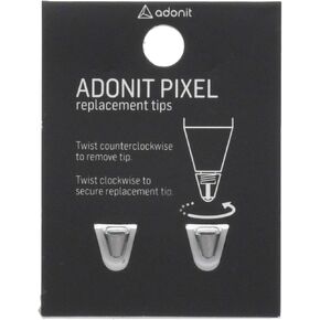 Adonit Pixel (Black) Creative Stylus Pressure Sensitivity Pencil, Point Tip, Palm Rejection, Shortcut Buttons Pen Compatible with iPad/iPad Pro/iPad Air/iPad Mini, iPhone 13/13 Pro/Pro Max/12/11/X/XR in Kuwait