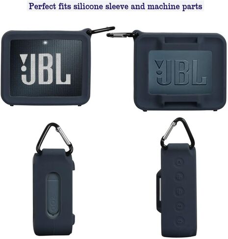 Hermitshell Silicone Carrying Case Replacement for JBL GO2 (Red 2) in Saudi Arabia