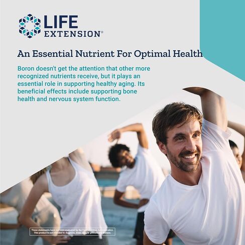 Life Extension Boron 3 mg With Riboflavin (Vitamin B2) – Supports Healthy Bones, Hormone Activity & Immune Function – Gluten-Free, Non-GMO – 100 Vegetarian Capsules in Saudi Arabia
