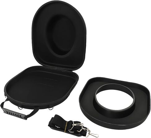 القبعة مربع السفر فيدورا حاملة قبعة القبعة للسفر ، وعلبة تخزين القبعات الأنيقة بسهولة الأشرطة لساحة أو حمل على الكتفين ، وصناديق القبعات السفر هدية سوداء in Kuwait