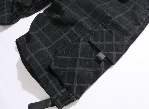 NOVOCCT Cargo Short for Men Relaxed Fit Plaid Outdoor Hiking Work Stretch Cotton Casual Shorts with Multi-Pocket in Kuwait