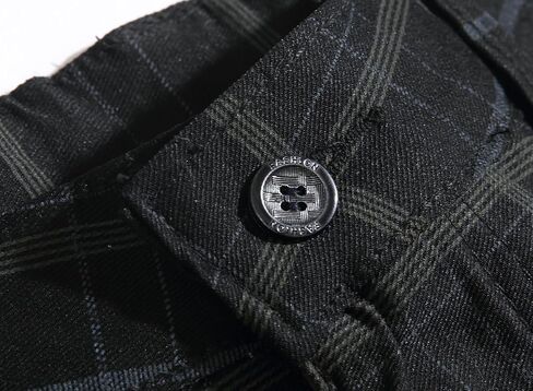 NOVOCCT Cargo Short for Men Relaxed Fit Plaid Outdoor Hiking Work Stretch Cotton Casual Shorts with Multi-Pocket in Kuwait