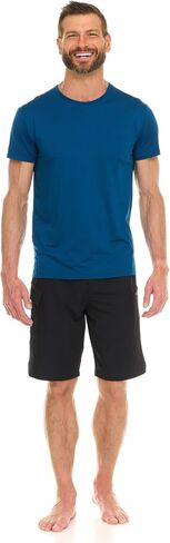 Mens Short Sleeve UV Protection Rash Guard Shirt in Saudi Arabia