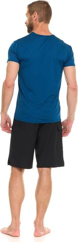 Mens Short Sleeve UV Protection Rash Guard Shirt in Saudi Arabia