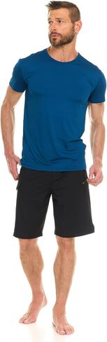 Mens Short Sleeve UV Protection Rash Guard Shirt in Saudi Arabia