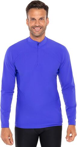 Coolibar Upf 50+ Nocona Zip Rash Guard - Sun Sun Protection in Kuwait