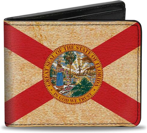 Buckle-Down Men's Bifold Wallet Florida in Saudi Arabia