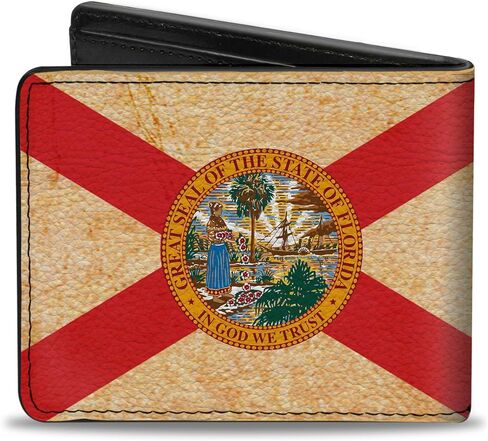 Buckle-Down Men's Bifold Wallet Florida in Saudi Arabia