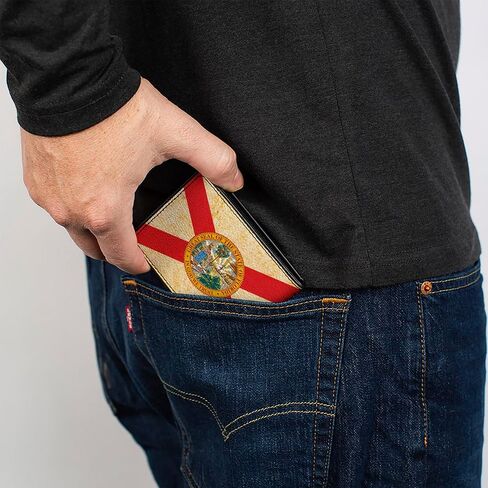 Buckle-Down Men's Bifold Wallet Florida in Saudi Arabia