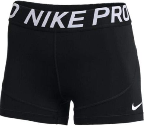 Nike Women's Pro 3" Training Shorts (US, Alpha, Medium, Regular, Regular, Baroque Brown) in Saudi Arabia
