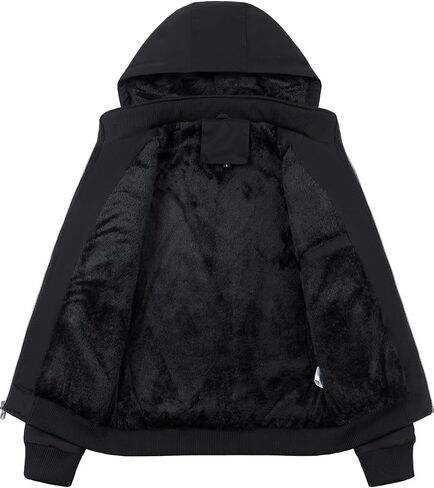 Hood Crew Men's Winter Winter Jackets with Multi Mopicets Cotton Cith Whare Warm Whare Coated Coated Coated Coated Coated Work Jackets for Men in Kuwait