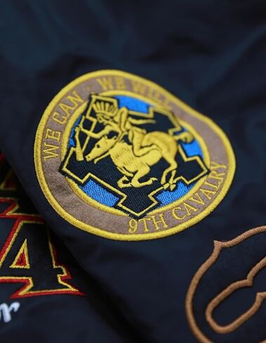 Big Boy Buffalo Soldiers S10 Mens Bomber Jacket [Black] - ID#68554-15-207-0-0 in Saudi Arabia