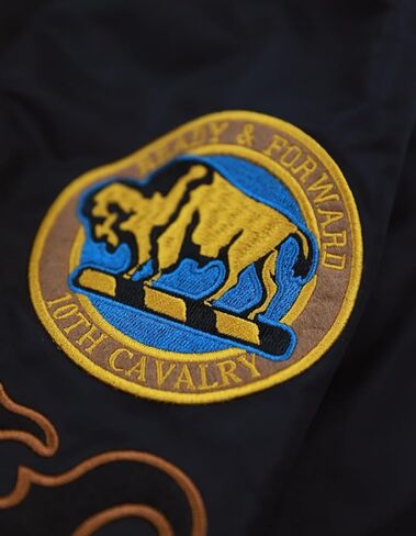 Big Boy Buffalo Soldiers S10 Mens Bomber Jacket [Black] - ID#68554-15-207-0-0 in Saudi Arabia