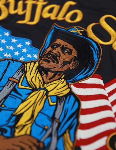 Big Boy Buffalo Soldiers S10 Mens Bomber Jacket [Black] - ID#68554-15-207-0-0 in Saudi Arabia