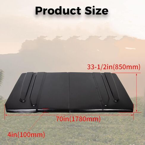 Kojem Universal Hard Roof Top متوافق مع JD Gator 625 825i/Yamaha Rhino/Kawasaki Mule 4010 Teryx/Bobcat 3400 in Saudi Arabia