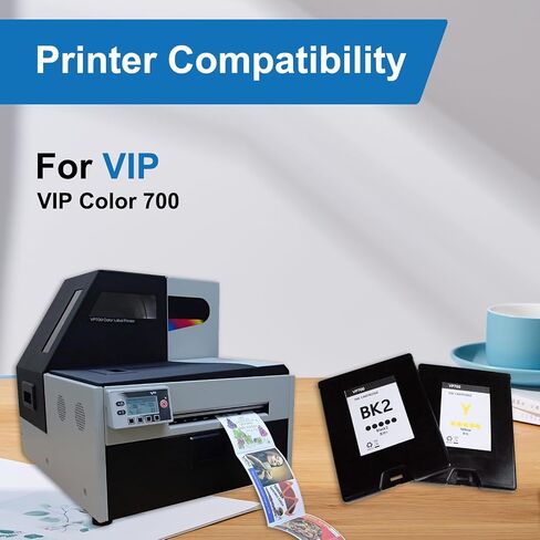 QUEENPRINT VIP VP600 Compatible Ink Cartridges Replacement for VP600 High Yield 65000 Pages Color 600 (5 Pack) in Saudi Arabia