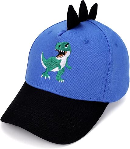 لطيف المطرز T-Rex Dinosaur Cap Cap Kids Trucker Hat القبعة القابلة للتعديل المضحكة قبعة Snapback للبنين الفتيات العمر 3-8 in Kuwait