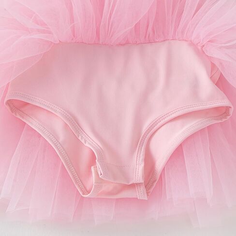 KARETT Ballet Leotards for Girls 1-7Years with Snap and Sparkly Princess Tutu Skirt Ballerina Dress in Saudi Arabia