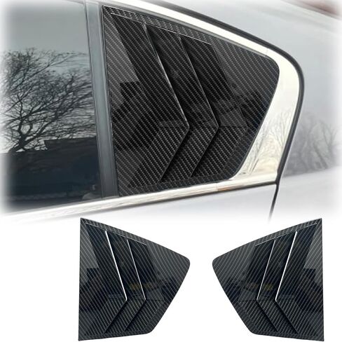 Window Louver，for 8TH Honda Accord 2008 2009 2010 2011 2012, ABS Print Sport Window Decorative Covers, Exterior Trim Accessories - Bright Black in Saudi Arabia