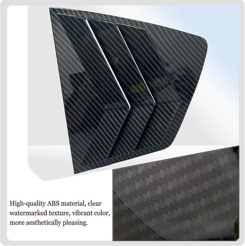 Window Louver，for 8TH Honda Accord 2008 2009 2010 2011 2012, ABS Print Sport Window Decorative Covers, Exterior Trim Accessories - Bright Black in Saudi Arabia
