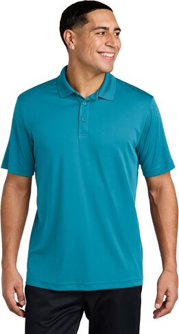 SPORT-TEK Unisex PosiCharge Competitor Polo | Short Sleeve Collared Shirt for Men & Women, Athletic Top for Work & Golf in Saudi Arabia