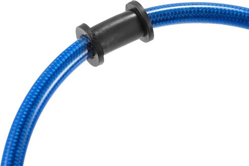 X AutoHaux 35.43 "طول 10 مم معرف دراجة نارية خط الفرامل الهيدروليكي خط خرطوم خرطوم أنبوب من الفولاذ المقاوم للصدأ من الفولاذ المقاوم للصدأ لدراجات ATV Motocross الرياضية الأزرق in Saudi Arabia