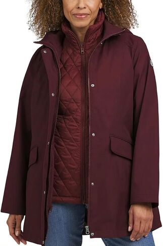 Lands' End Women's 3-in-1 Systems Jacket with Removable Puffer Vest in Saudi Arabia