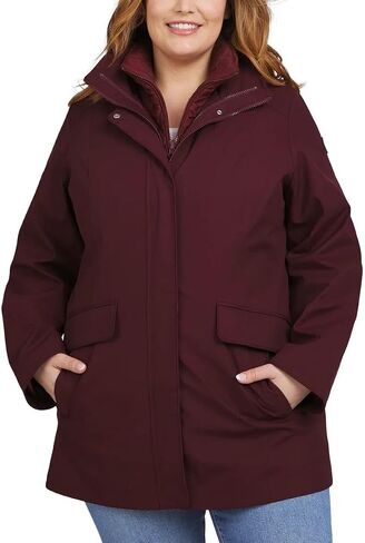 Lands' End Women's 3-in-1 Systems Jacket with Removable Puffer Vest in Saudi Arabia