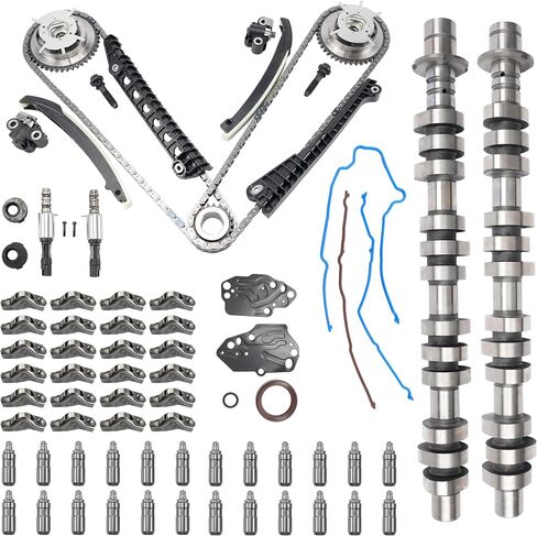 محرك عمود الحدبات الروك روكر الأسلحة الأسلحة مجموعة وتوقيت سلسلة كامبهياسير طقم For For Ford F150 Expedition Explorer Mustang Lincoln Mark LT Navigator Mercury Mountaineer 2005-2008 4.6L 5.4L 3V 5L1Z6250AA in Kuwait