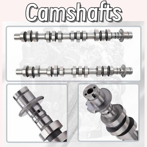 محرك عمود الحدبات الروك روكر الأسلحة الأسلحة مجموعة وتوقيت سلسلة كامبهياسير طقم For For Ford F150 Expedition Explorer Mustang Lincoln Mark LT Navigator Mercury Mountaineer 2005-2008 4.6L 5.4L 3V 5L1Z6250AA in Kuwait