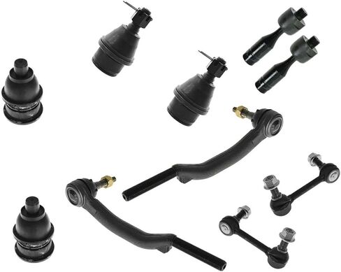 BALL TININ TINID ROD BAR اليسار اليسرى الأمامية 10 قطعة مختومة لـ 9-7x لـ Bravada لـ Ascender for Jimmy for Envoy XL for Envoy for trailblazer ext for trailblazer for Rainier in Kuwait