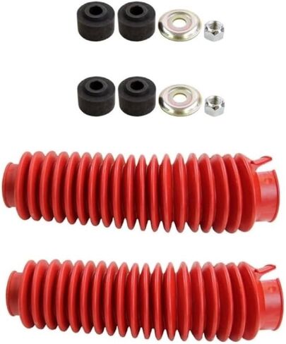 RS5000X Series Set of Front & Rear Gas Shocks fits 2017-2024 F250 F350 Super Duty 4WD with 0" Lift | Improves Handling & Performance, Includes TrendsAuto Decal | RS55042 RS55047A in Kuwait