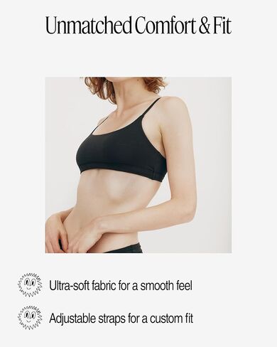 Women's Flex Scoop-Neck Cotton Bralette in Saudi Arabia
