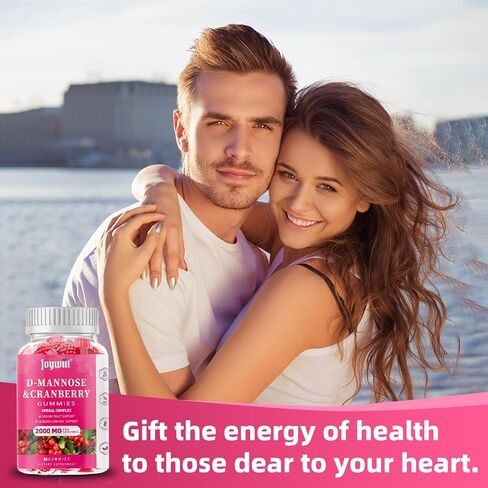 D -Mannose Gummies 2000mg مع التوت البري 500mg و Hibiscus - D Mannose مكملات مضغات للنساء - الكبد ، تدفق المثانة وتطهير المسالك البولية - 120 COUNT in Kuwait