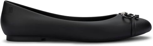 حذاء ميليسا دول V جيلي مسطح للنساء - حذاء باليه ناعم ومرن للنساء، مزين بفيونكة، حذاء جيلي سهل الارتداء ومغلق من الأمام in Kuwait