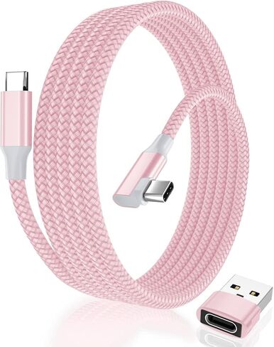 كابل شحن Elebase USB C إلى C 100W بطول 10 أقدام مع محول USB-A، سلك شاحن سريع من النوع C PD للسيارة iPhone 16 15 Pro Max Plus، Airpods 4th، MacBook Mac، iPad 10 10th Air 4 5 6، Galaxy S24 S23، يمين -الزاوية in Kuwait