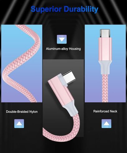 كابل شحن Elebase USB C إلى C 100W بطول 10 أقدام مع محول USB-A، سلك شاحن سريع من النوع C PD للسيارة iPhone 16 15 Pro Max Plus، Airpods 4th، MacBook Mac، iPad 10 10th Air 4 5 6، Galaxy S24 S23، يمين -الزاوية in Kuwait