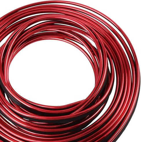 X AUTOHAUX 5m Blue Chrome Decorative Line Car Interior Gap Door Edge Trim Strip in Saudi Arabia