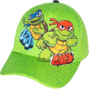 Teenage Mutant Ninja Turtles Baseball Cap, TMNT Baseball Hat for Boys, Ninja Turtles Kid Hat, Adjustable Cotton Hat Green