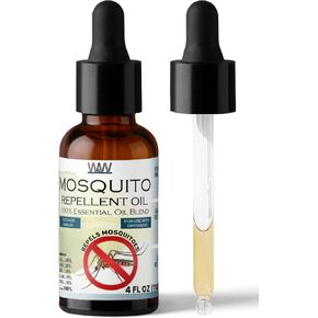 Mosquito Oil - 100% Essential Oil Blend - Mosquitoes, Gnats & Other Flying Insects - for use with Diffusers, Sprays, Lotions, & Soaps
