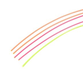 MECCANIXITY Fiber Optic Rods PMMA 1.5mmx20cm for Sight Filament Red, Green, Orange 1 Set Pack of 5