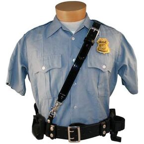 Boston Leather Sam Browne Shoulder Strap 6511-1-N