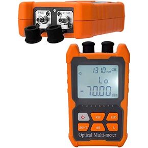 Fiber Optic Cable Tester Portable Optical Fiber Power Meter FC/SC/ST Universal Interface Fiber Tester Built-in 2Mw Visual Fault Locator Li-ion Battery USB Charge (OPM&VFL-Li) in Kuwait